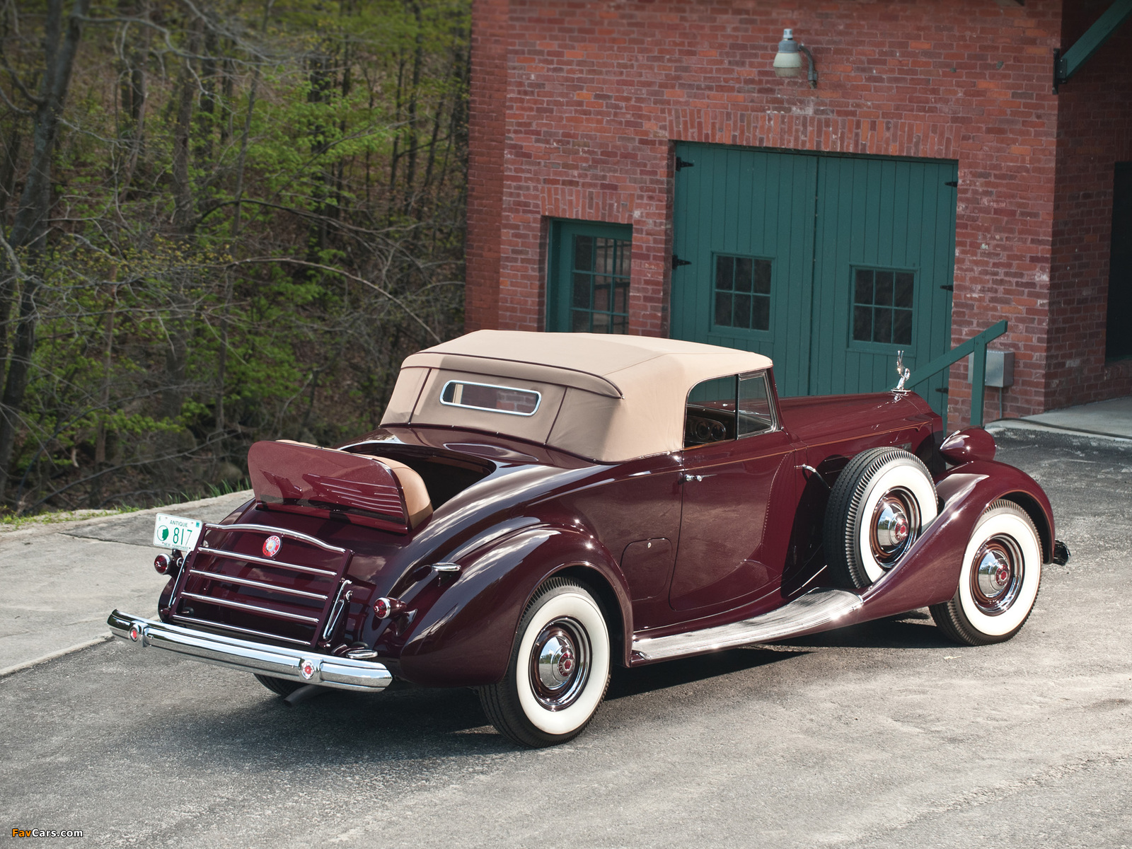 Photos of Packard Twelve Convertible Victoria (1507-1027) 1937 (1600 x 1200)