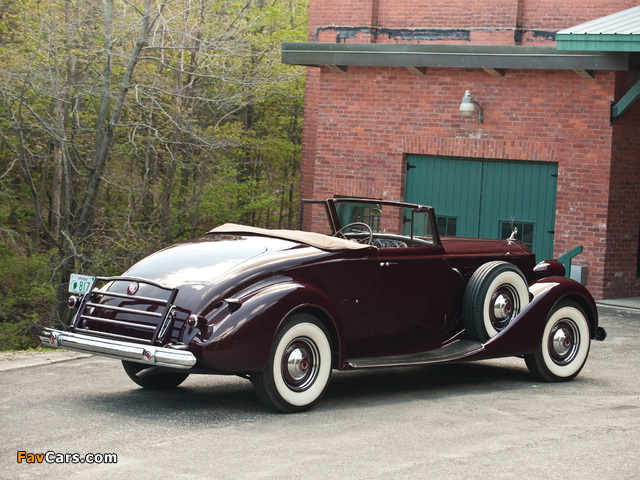 Photos of Packard Twelve Convertible Victoria (1507-1027) 1937 (640 x 480)