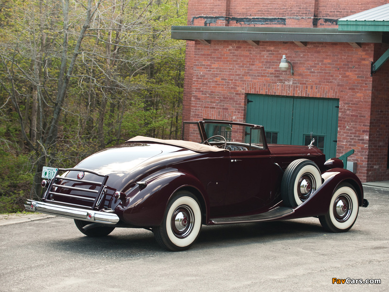 Photos of Packard Twelve Convertible Victoria (1507-1027) 1937 (800 x 600)