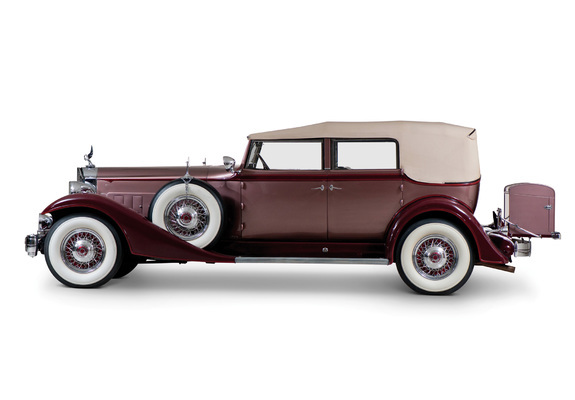 Pictures of Packard Twelve Convertible Sedan (1005-640) 1933