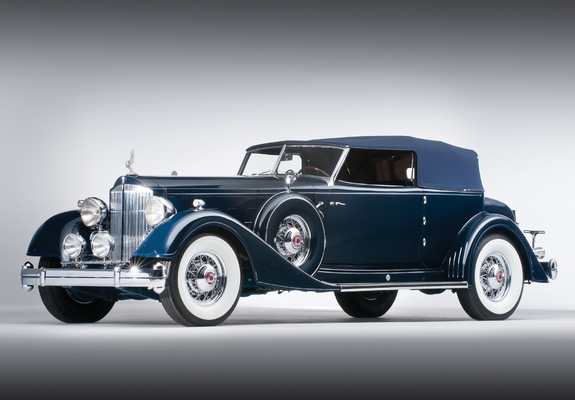 Pictures of Packard Twelve Convertible Victoria by Dietrich (1108-4072) 1934