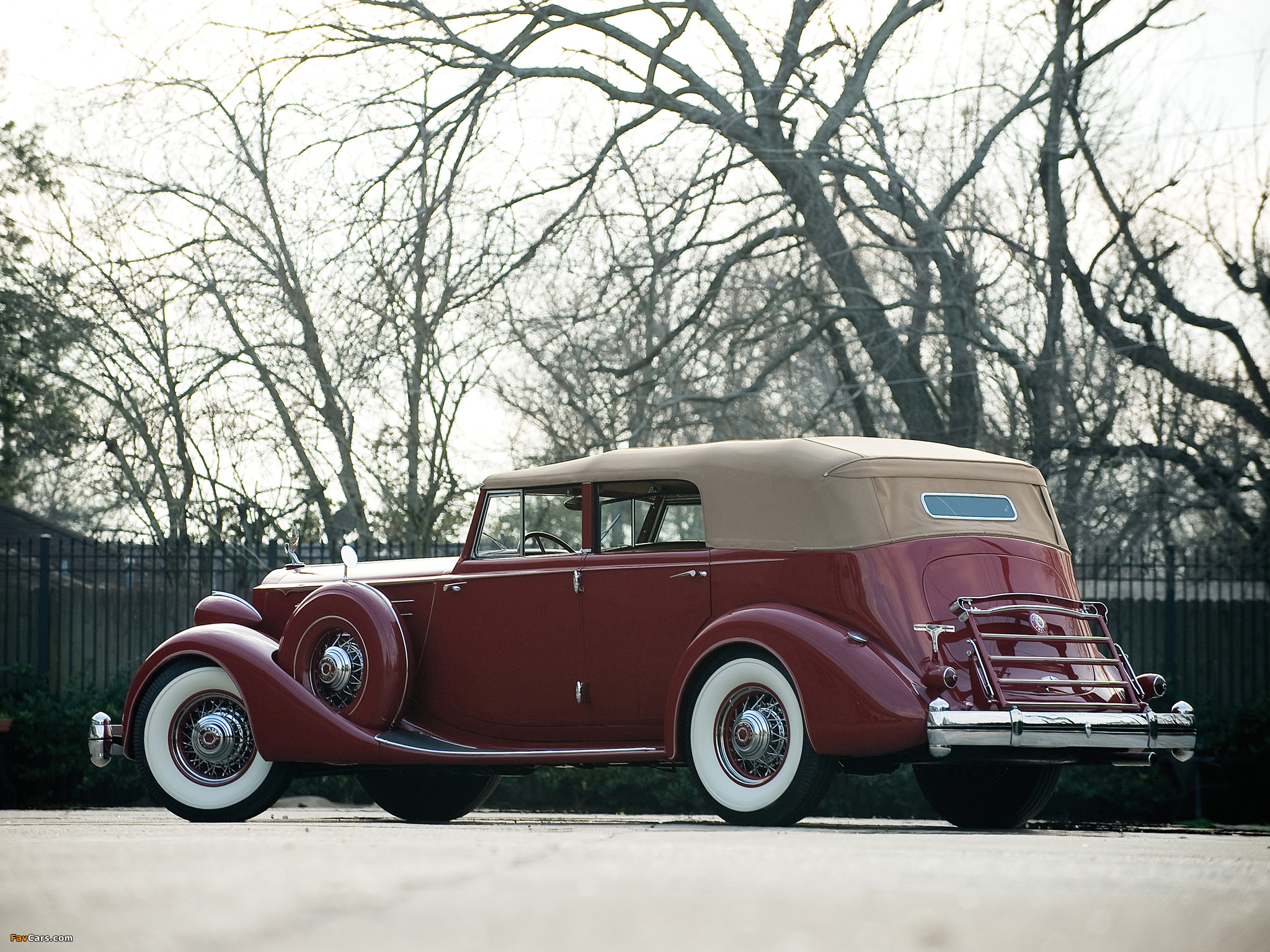 Pictures of Packard Twelve Convertible Sedan by Dietrich (1208-873) 1935 (2048 x 1536)