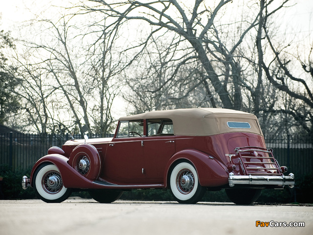 Pictures of Packard Twelve Convertible Sedan by Dietrich (1208-873) 1935 (640 x 480)