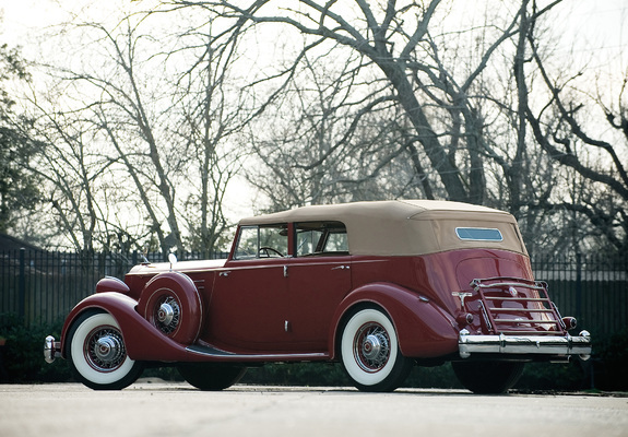 Pictures of Packard Twelve Convertible Sedan by Dietrich (1208-873) 1935