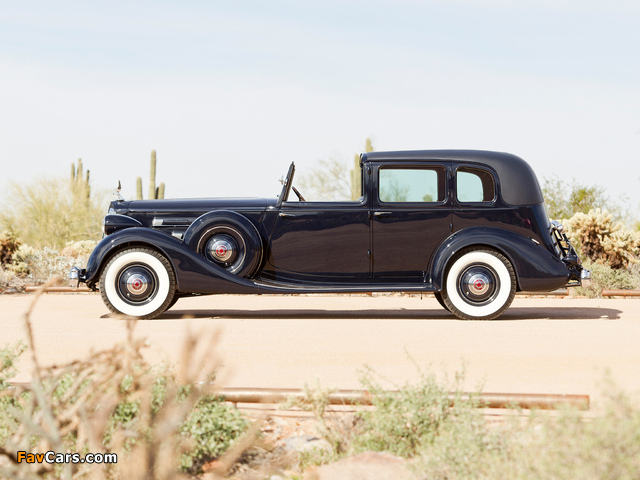 Pictures of Packard Twelve All-Weather Town Car by LeBaron (1408) 1936 (640 x 480)