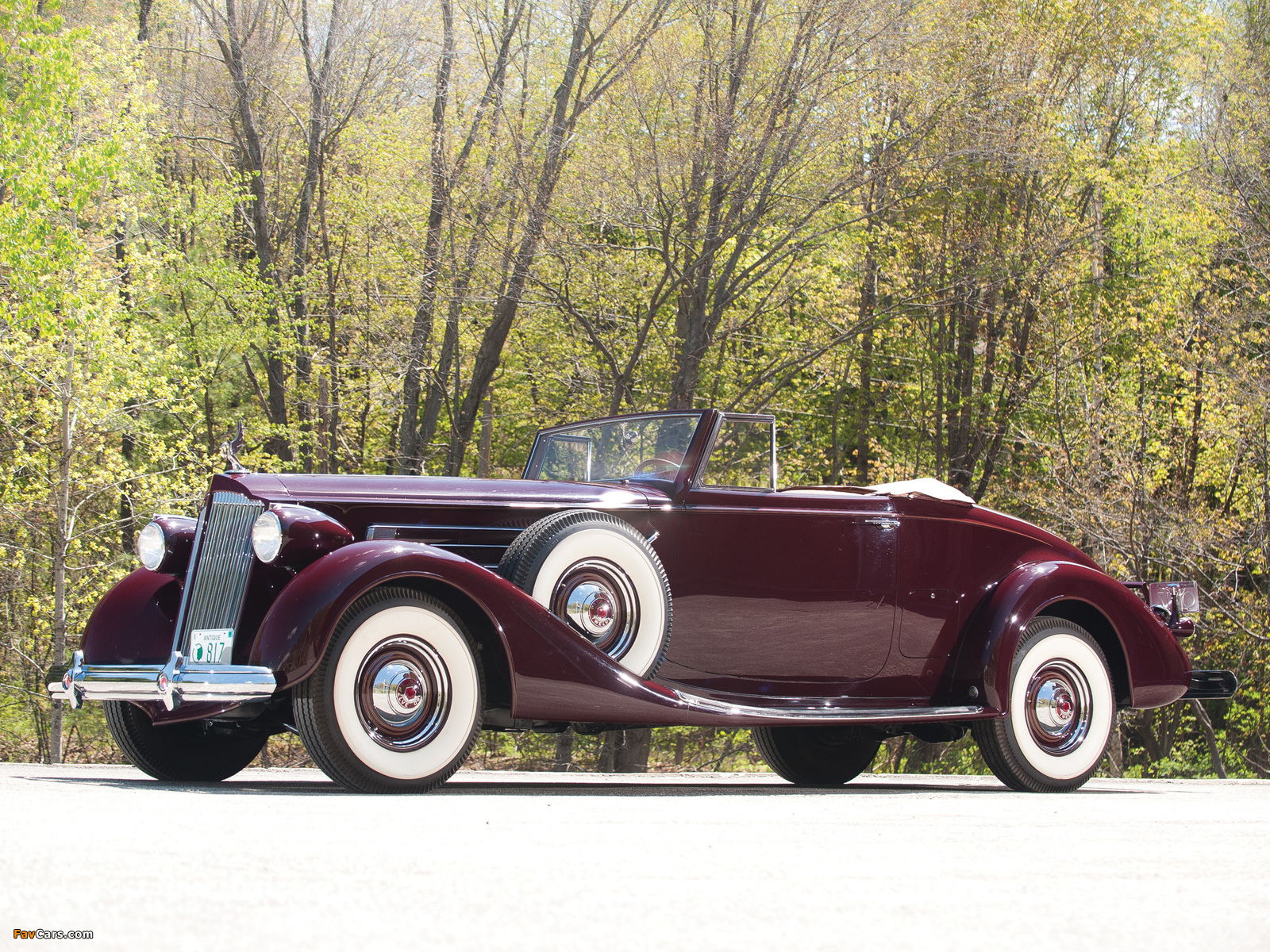 Pictures of Packard Twelve Convertible Victoria (1507-1027) 1937 (1600 x 1200)