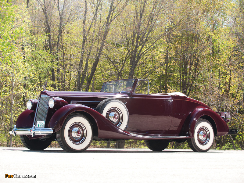 Pictures of Packard Twelve Convertible Victoria (1507-1027) 1937 (800 x 600)