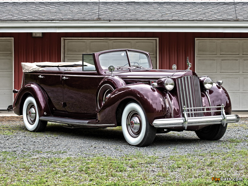Pictures of Packard Twelve Convertible Sedan (1708-1253) 1939 (800 x 600)