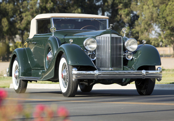 Packard Twelve Coupe Roadster (1107-739) 1934 wallpapers