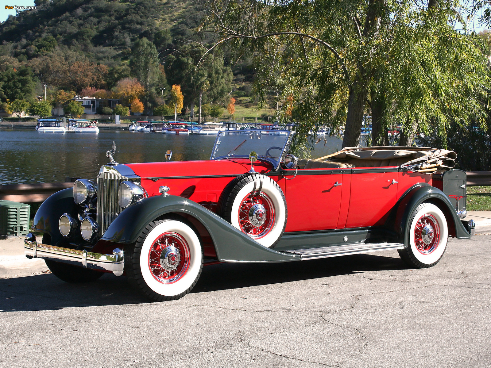 Packard Twelve Phaeton (1107-731) 1934 wallpapers (1600 x 1200)