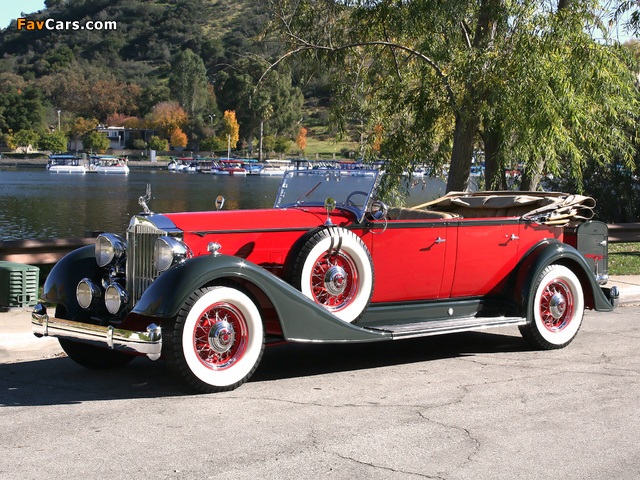 Packard Twelve Phaeton (1107-731) 1934 wallpapers (640 x 480)