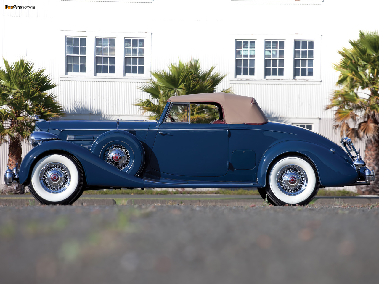 Packard Twelve Coupe Roadster by Dietrich (1207-839) 1935 wallpapers (1280 x 960)