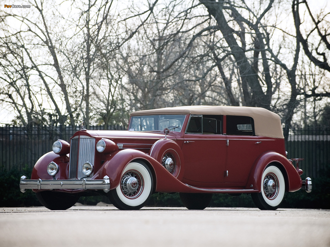 Packard Twelve Convertible Sedan by Dietrich (1208-873) 1935 wallpapers (1280 x 960)