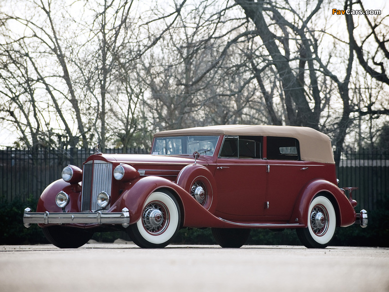 Packard Twelve Convertible Sedan by Dietrich (1208-873) 1935 wallpapers (800 x 600)