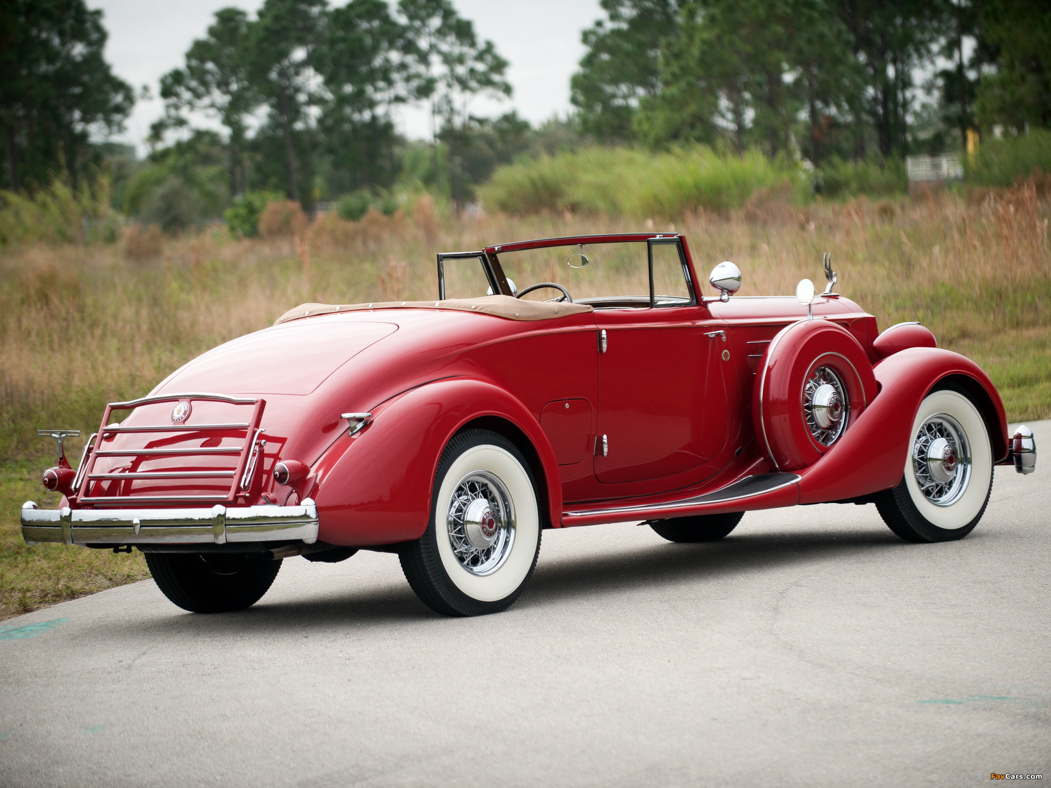 Packard Twelve Coupe Roadster (1407-939) 1936 wallpapers (2048 x 1536)