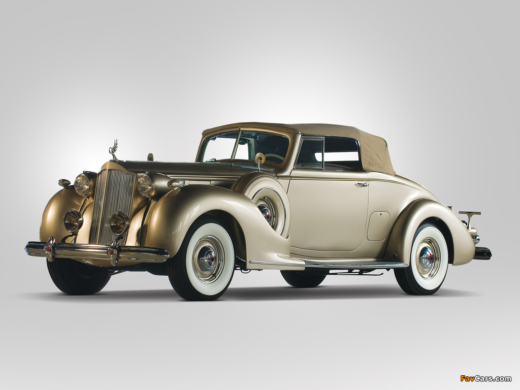 Packard Twelve Coupe Roadster (1607-1139) 1938 wallpapers (1024 x 768)