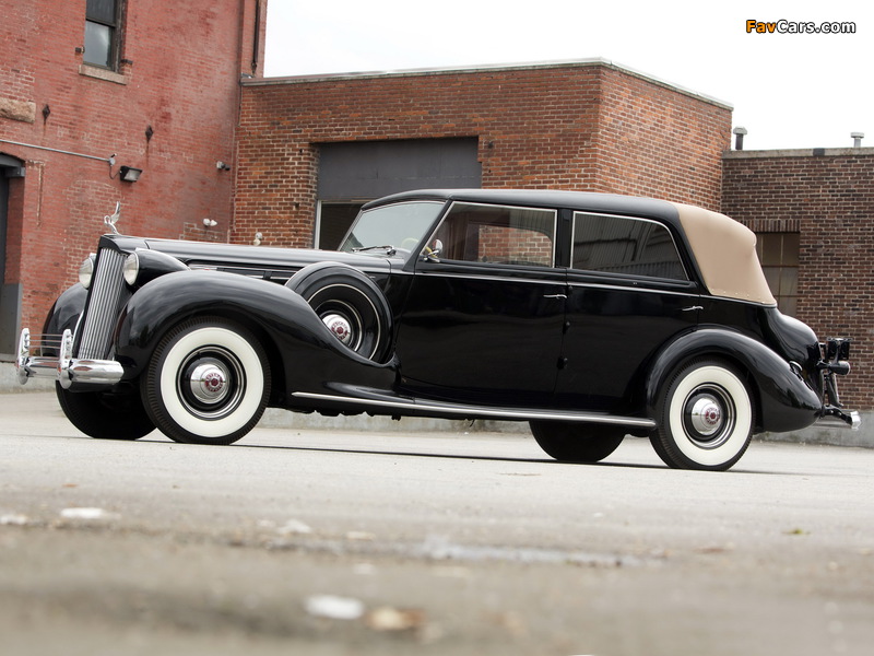 Packard Twelve All-Weather Cabriolet by Rollston (1607-494) 1938 wallpapers (800 x 600)