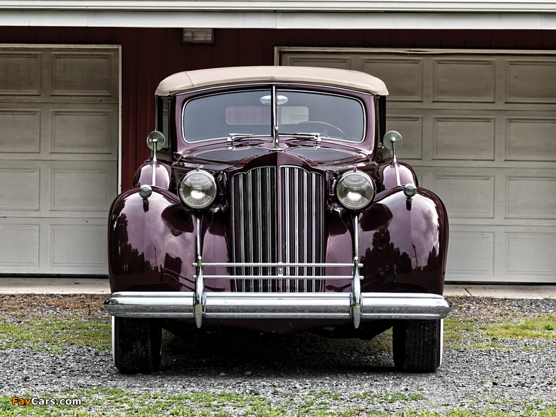 Packard Twelve Convertible Sedan (1708-1253) 1939 wallpapers (800 x 600)