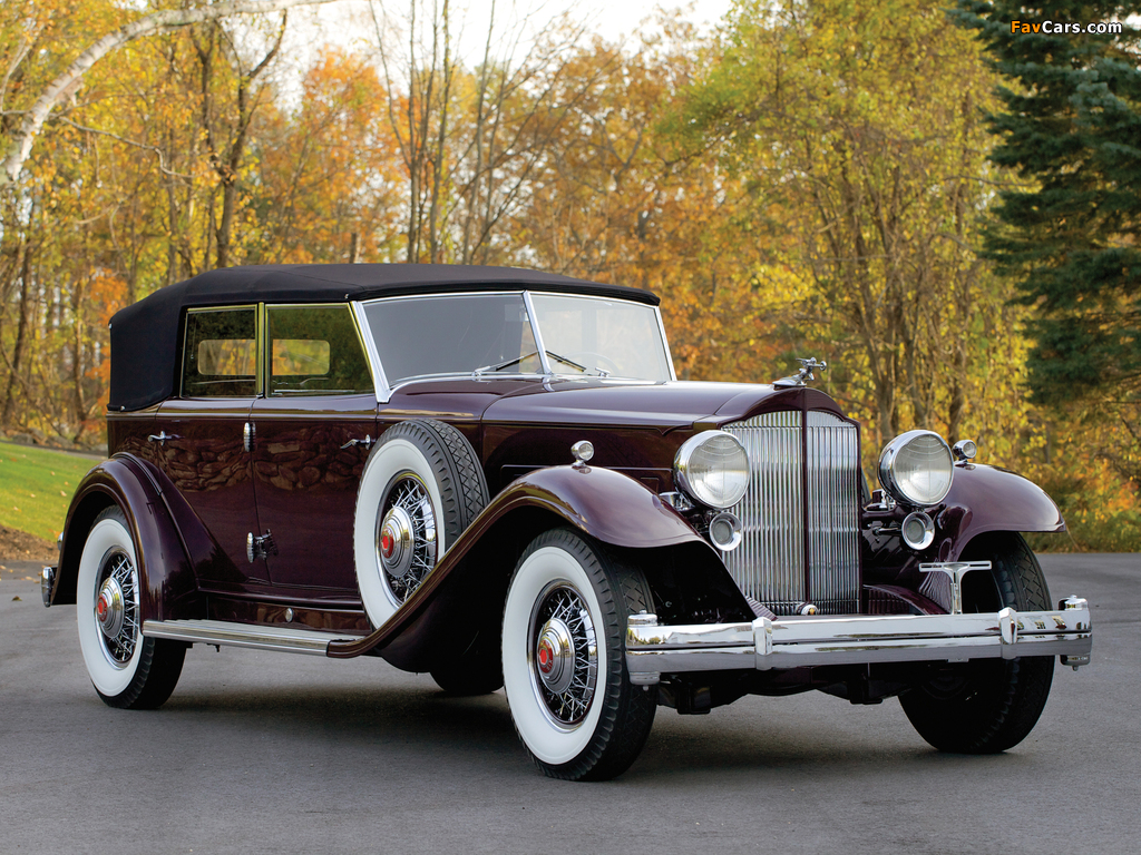 Packard Twin Six Individual Custom Convertible Sedan by Dietrich 1932 wallpapers (1024 x 768)