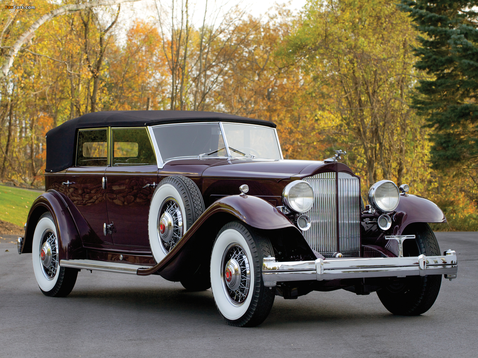 Packard Twin Six Individual Custom Convertible Sedan by Dietrich 1932 wallpapers (1600 x 1200)