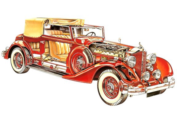 Packard Twin Six Coupe Roadster 1934 pictures