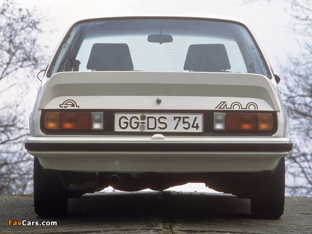 Opel Ascona 400 (B) 1979–81 pictures (640 x 480)