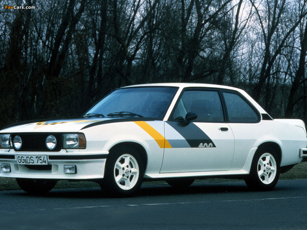 Pictures of Opel Ascona 400 (B) 1979–81 (1024 x 768)