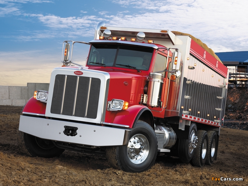 Peterbilt 367 Dump Truck 2007 wallpapers (800 x 600)