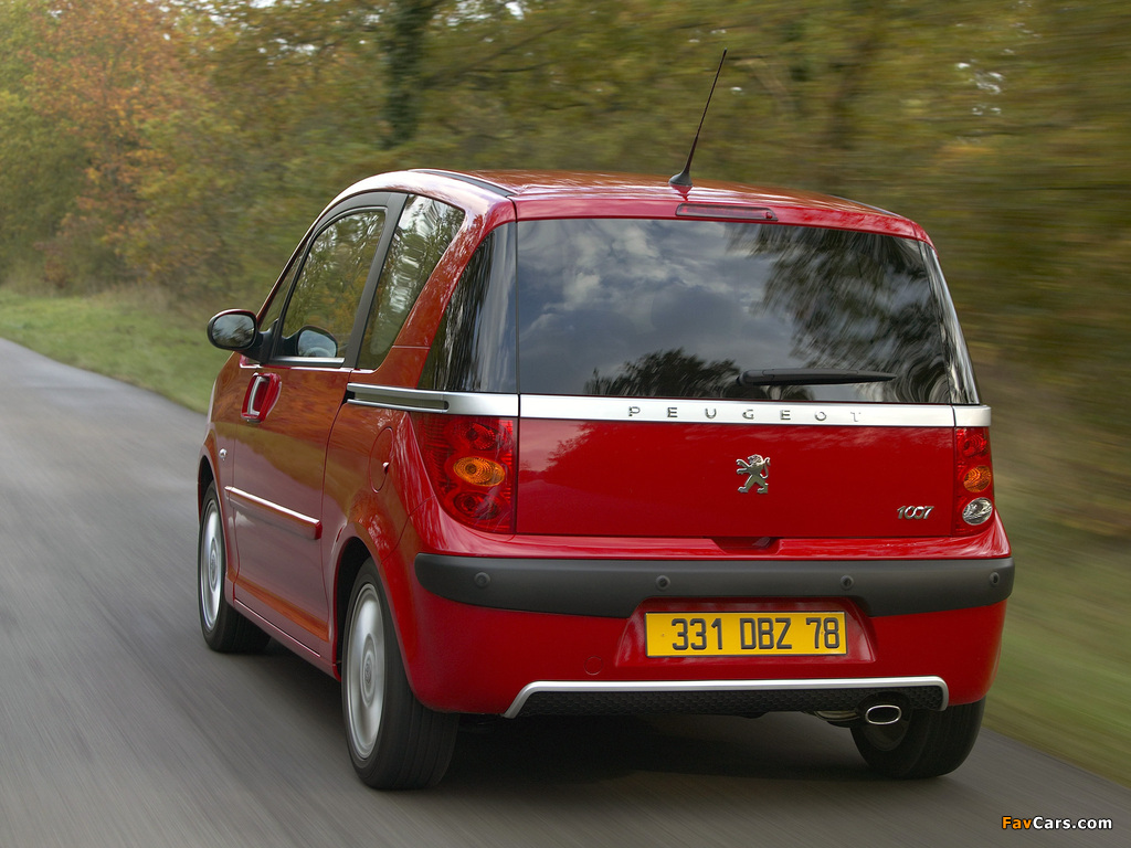 Peugeot 1007 2005–09 pictures (1024 x 768)