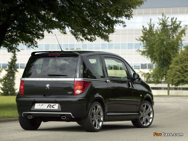 Pictures of Peugeot 1007 RC 2006–09 (640 x 480)