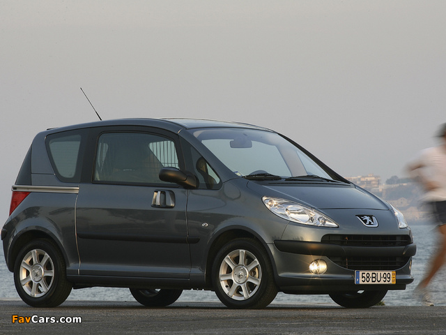 Peugeot 1007 2005–09 wallpapers (640 x 480)