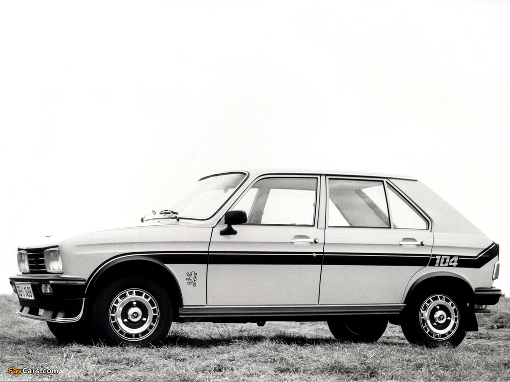 Peugeot 104 5-door 1972–88 images (1024 x 768)