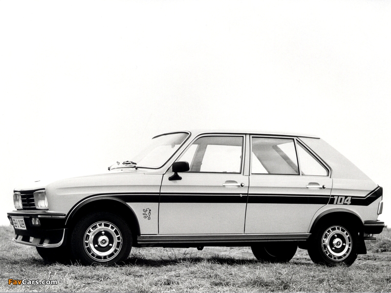 Peugeot 104 5-door 1972–88 images (800 x 600)