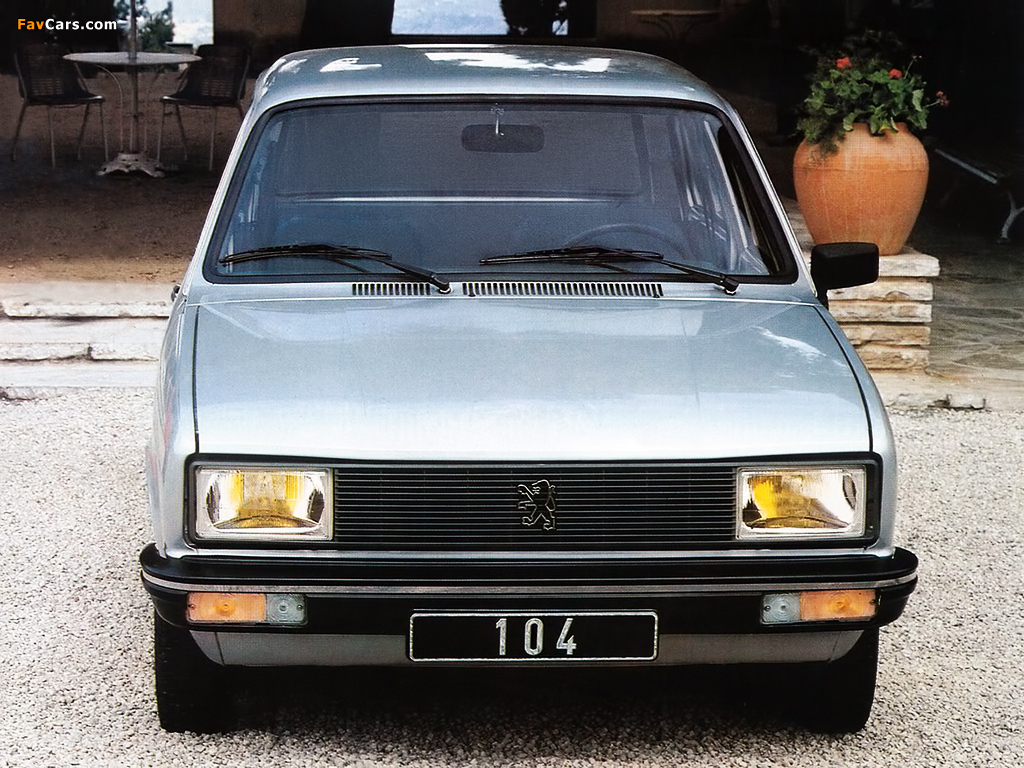 Peugeot 104 5-door 1972–88 photos (1024 x 768)
