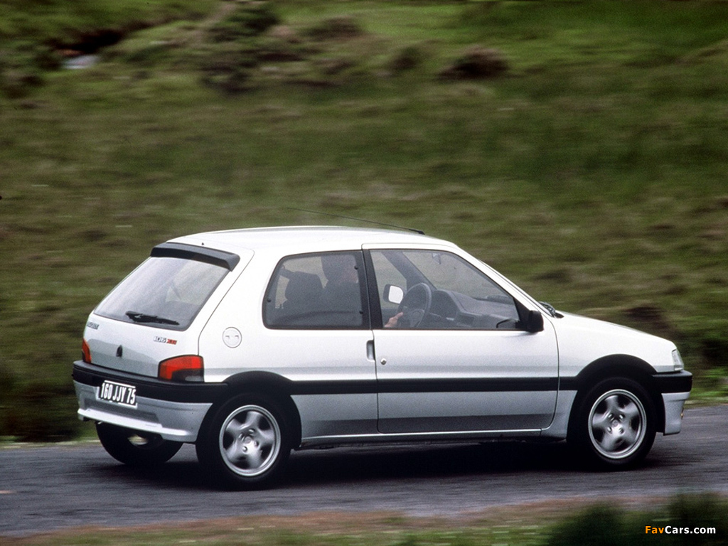Images of Peugeot 106 XSi 1994–96 (1024 x 768)