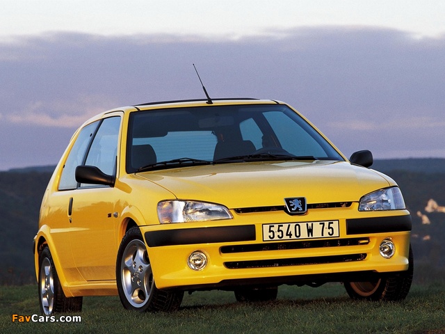 Images of Peugeot 106 S16 1996–2003 (640 x 480)