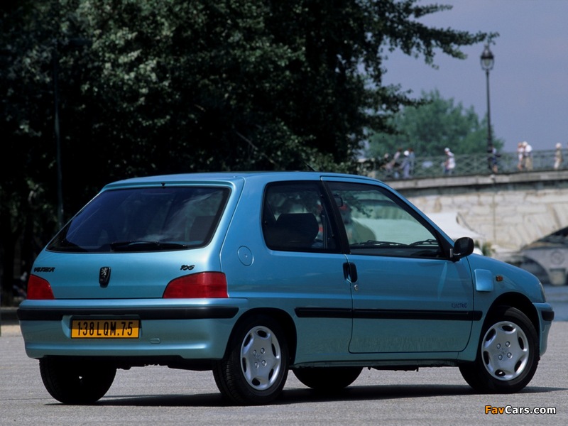 Peugeot 106 Electric 3-door 1993–96 photos (800 x 600)