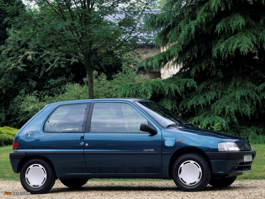 Peugeot 106 Electric 3-door 1993–96 wallpapers (1024 x 768)