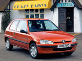 Peugeot 106 UK-spec 1996–2003 images
