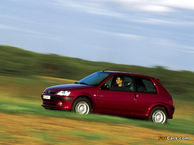 Peugeot 106 S16 1996–2003 images (640 x 480)