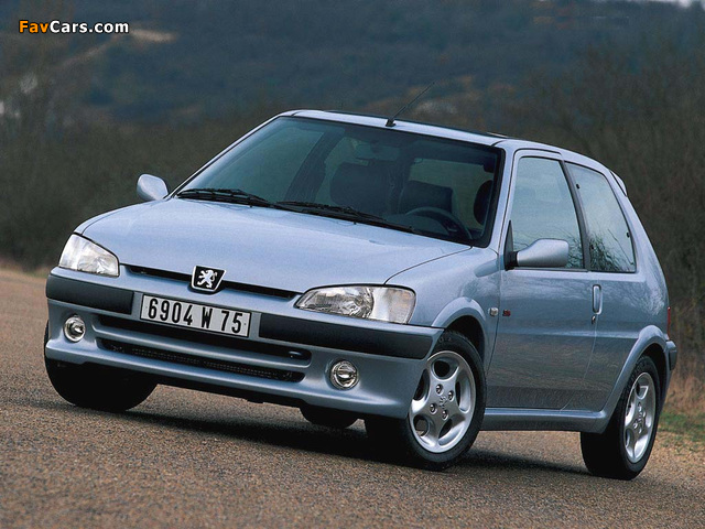 Peugeot 106 S16 1996–2003 photos (640 x 480)
