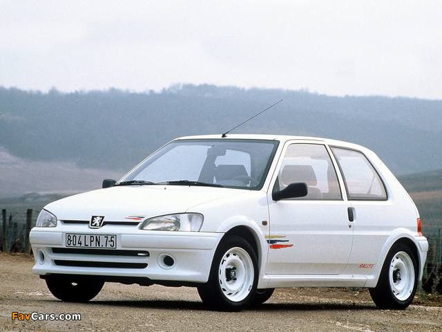 Peugeot 106 Rallye 1997–98 wallpapers (640 x 480)