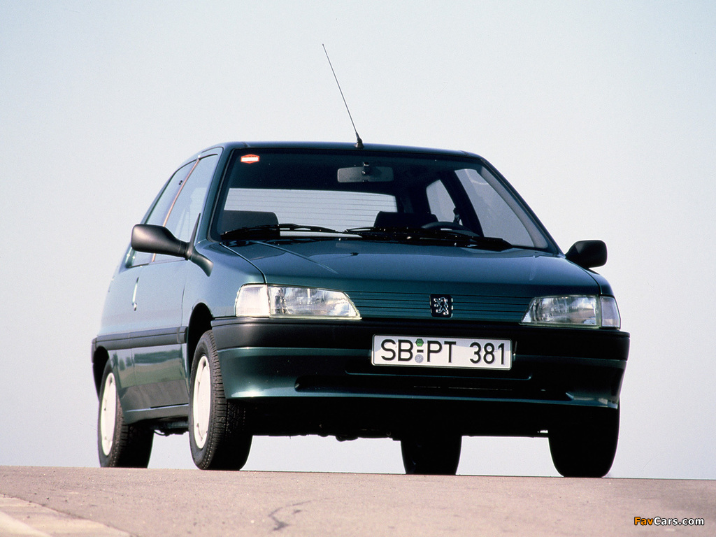 Photos of Peugeot 106 3-door 1991–96 (1024 x 768)