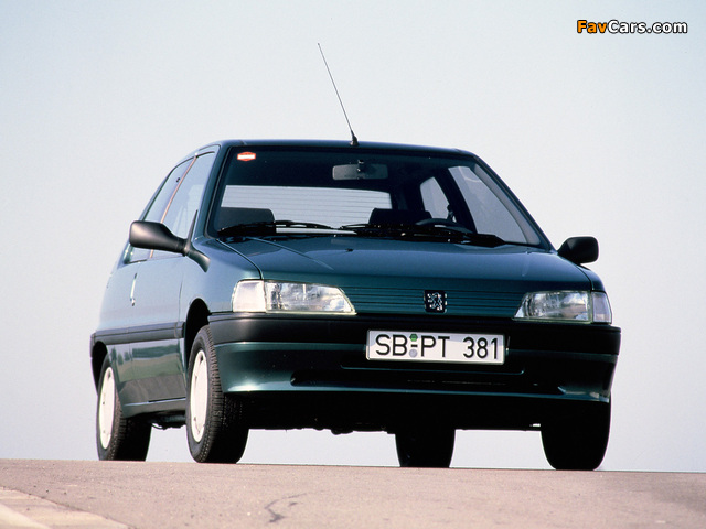Photos of Peugeot 106 3-door 1991–96 (640 x 480)