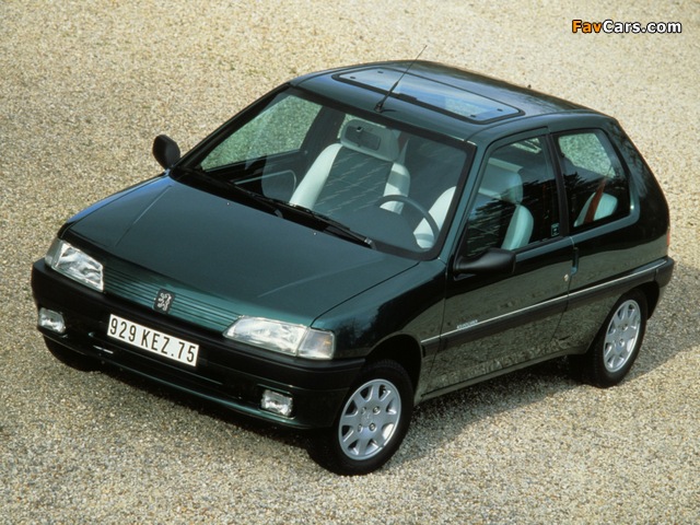 Pictures of Peugeot 106 Roland Garros 3-door 1993 (640 x 480)