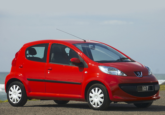 Images of Peugeot 107 5-door ZA-spec 2006–10