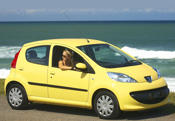 Peugeot 107 5-door ZA-spec 2006–10 wallpapers