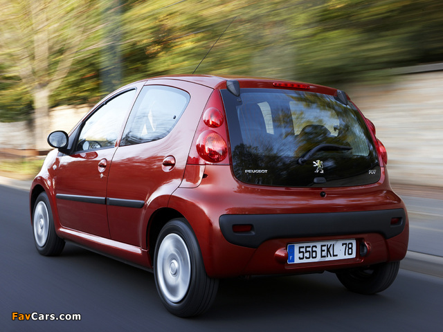 Peugeot 107 5-door 2008–12 images (640 x 480)