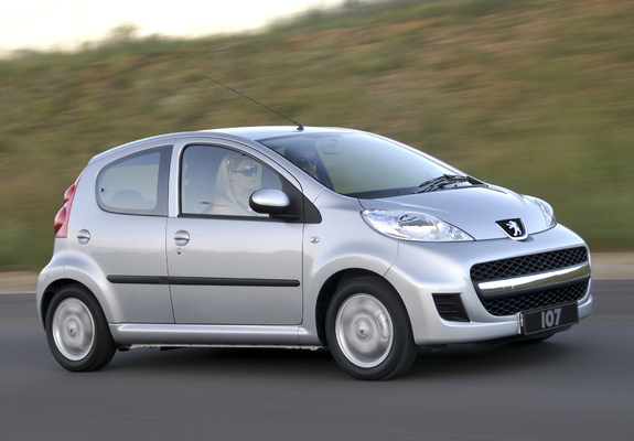 Peugeot 107 5-door ZA-spec 2010–12 images