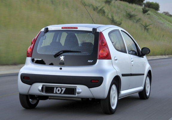 Photos of Peugeot 107 5-door ZA-spec 2010–12